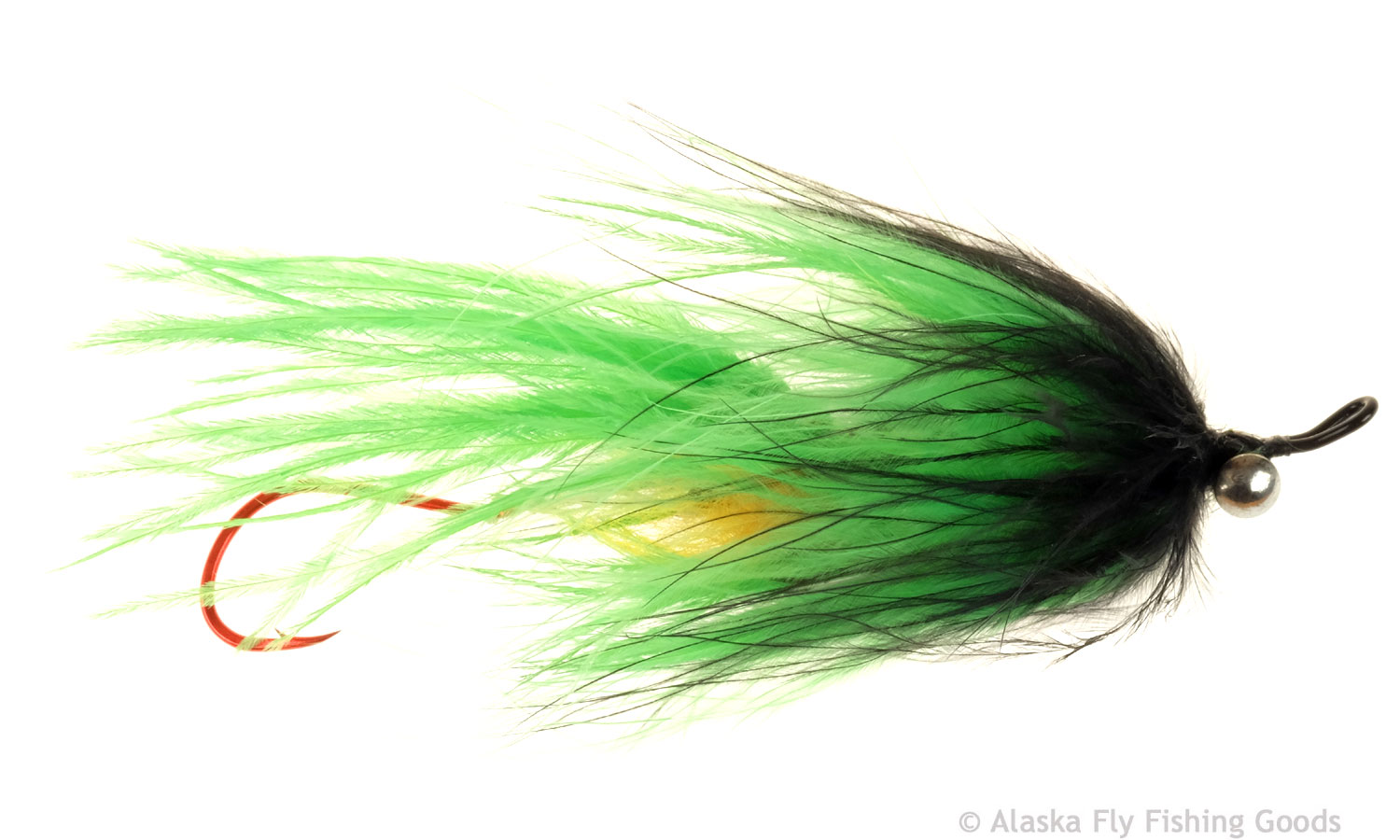 Guide Intruder - Chartreuse #1/0 - Alaska Fly Fishing Goods