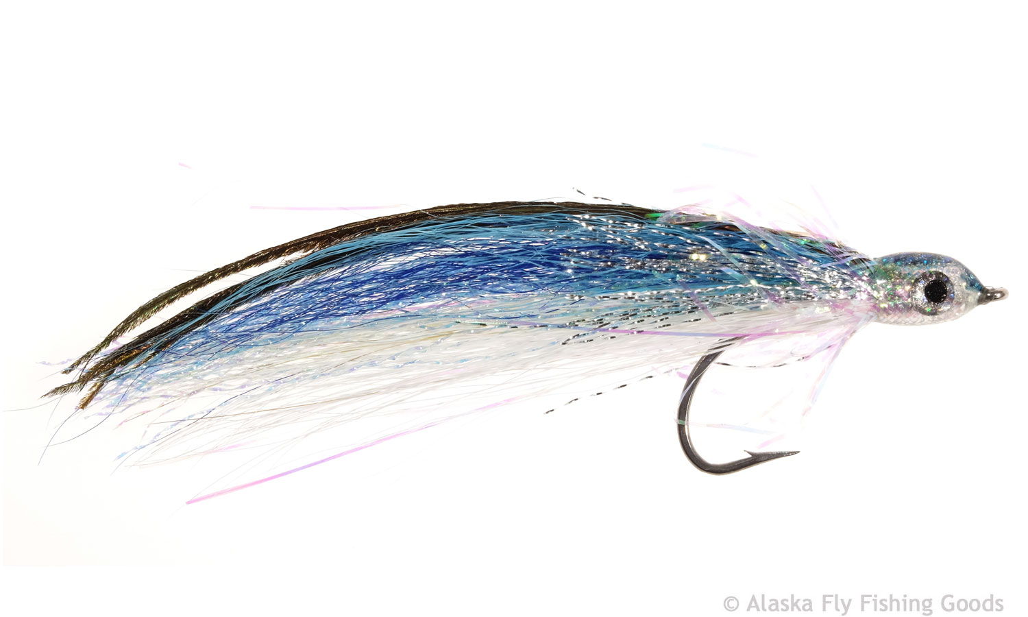 Bad Sea Habit - Blue 2/0 - King Salmon Flies - Alaska Fly Fishing Goods