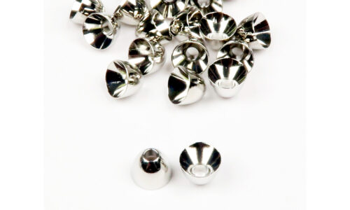 Brass Cone Heads - 1/4, Nickel