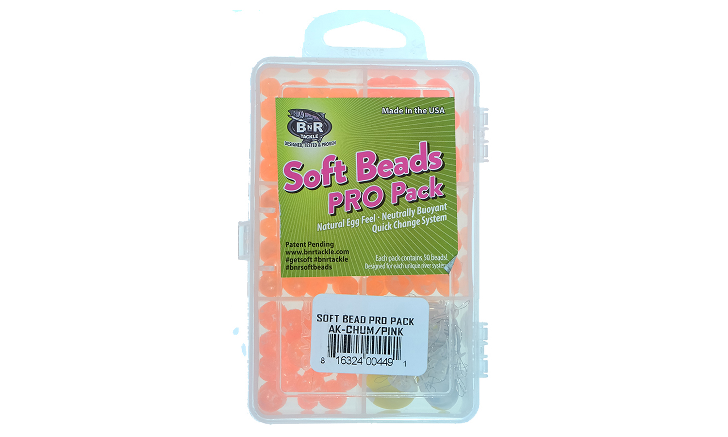 BnR Soft Beads Pro Pack - AK Chum & Pink - Soft Beads - Alaska Fly