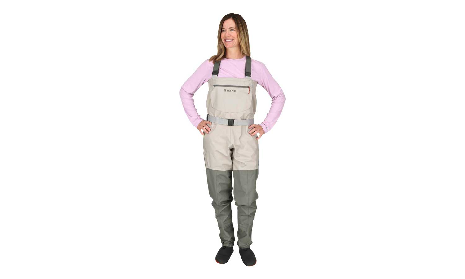 Simms Soul River Stockingfoot Chest Waders for Women, Waterproof