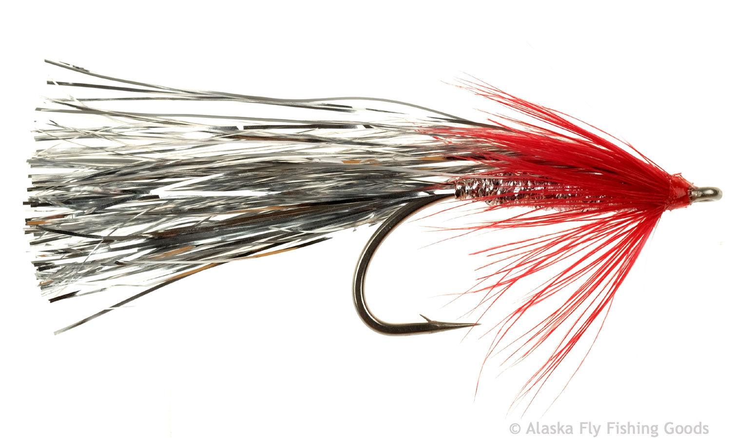 Flash Fly - #1/0 Silver and Red