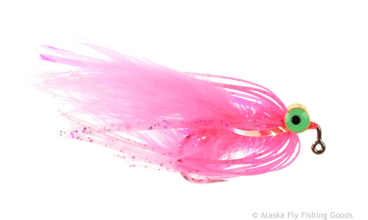 Mr. Bodangles - Pink #1/0 - AFFG Exclusive Flies - Alaska Fly Fishing Goods