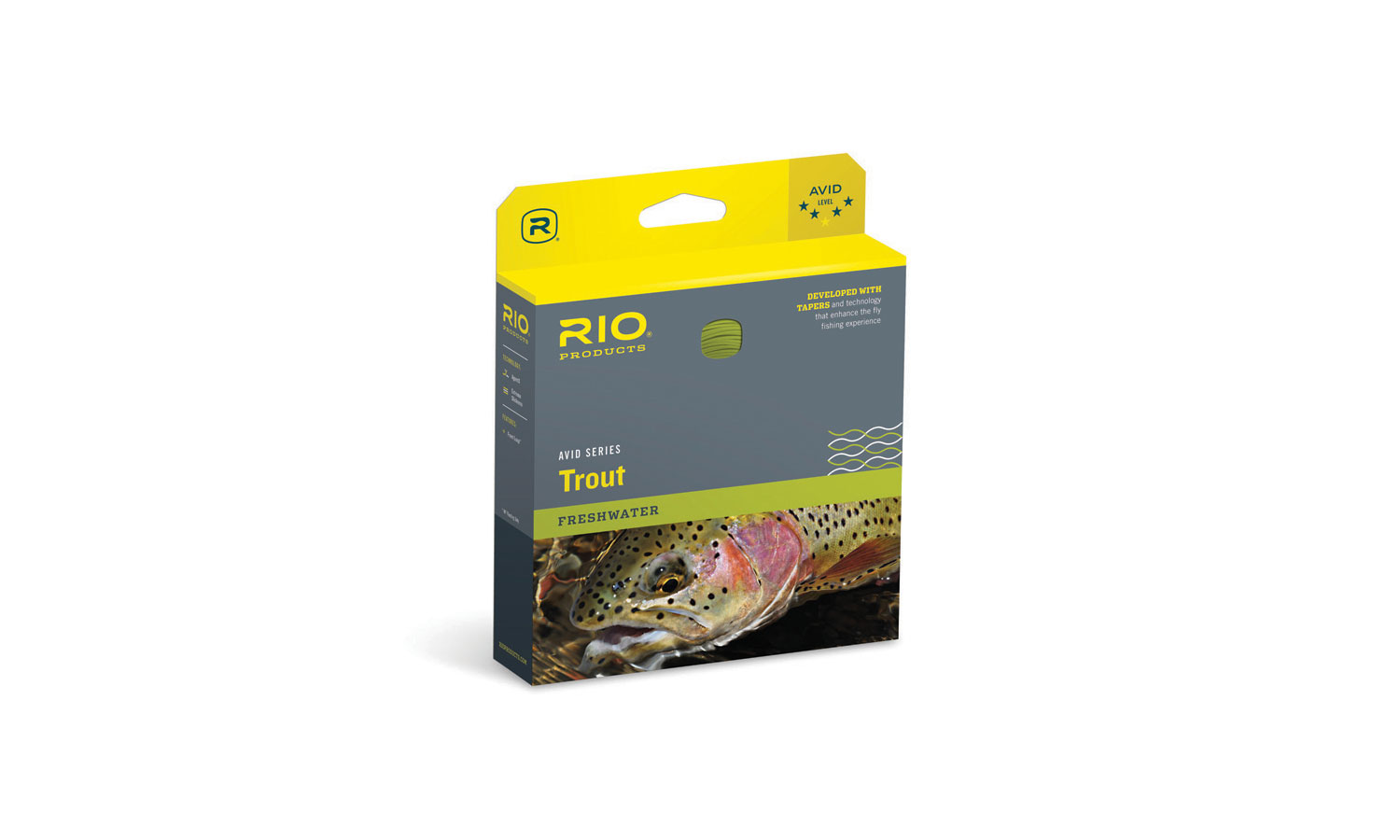RIO Products Avid Series Trout Fly Line, Easy to Cast, Freshwater Fly  Fishing Line