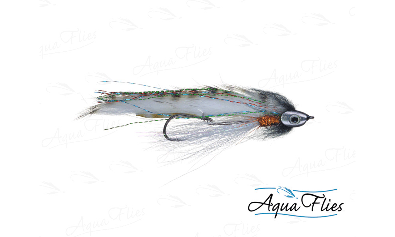 Fish Skull Stinger Zonker - Rainbow #6 - Fry & Baitfish Flies
