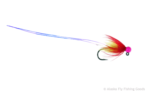 Stu's Ostrich Mini Intruder - Blue Black #4 - BC Steelhead Flies - Alaska  Fly Fishing Goods