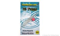  TROUTBEAD PEGGZ (50) TRANS-WHITE(CLEAR) : Sports